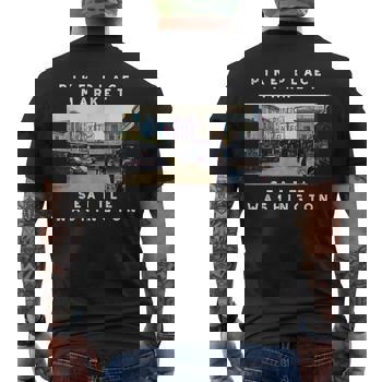 Seattle Pike Place Market Image Long Sleeve T-Shirt | Mazezy