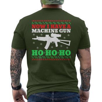 Felpa Natalizia Gildan Nera "Now I Have A Machine Gun Ho Ho Ho&rdquo; &ndash; Divertente Maglione Nakatomi