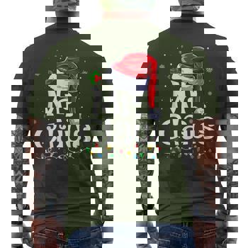 Mens Mr And Mrs Claus Family Matching Pajamas Xmas Santa T-Shirt
