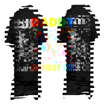 Mens Daddy Of The Birthday Princess Shirt For Unicorn Girl Father