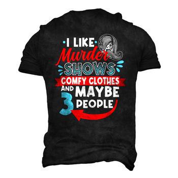 Women's 'I Like Murder Shows' Sweatshirt – Soft Cotton Blend, Funny Graphic Print