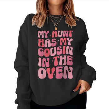 thumbnail image 2 of My Aunt Has My Cousin In The Oven Shirt, Baby Announcement 2 of 9