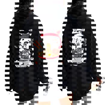 Japanische Anime Katze Ramen Sweatshirt - Kawaii Manga Design Für Mädchen