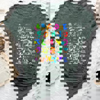 Cute Rascals Kids Alphabet Teacher T-Shirt - Long Sleeve Educational Graphic Tee