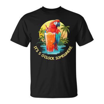 Parrots It's Five Oclock Somewhere Cocktails Hawaiian Shirt For Men & in  2023