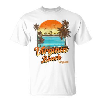 Virginia Beach Virginia Summer Vacation Palm Trees Sunset Vacation