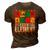 Black Father The Essential Element Fathers Day Funny Dad 3D Print Casual Tshirt Brown