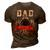 Dad Of The Birthday Boy Race Car Racing Car Driver Father 3D Print Casual Tshirt Brown