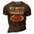 Less Upsetti Spaghetti Gift For Women 3D Print Casual Tshirt Brown