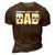 Radiologic Technologist Dad Xray Tech Rad Tech For Men Gift For Mens 3D Print Casual Tshirt Brown