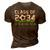 Soccer Class Of 2034 2 To 4Yr Old - Best In The Field Soccer Funny Gifts 3D Print Casual Tshirt Brown