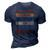 A Father Is Husband Daddy Son Protector Hero Fathers Day 3D Print Casual Tshirt Navy Blue