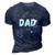 Dad Outer Space Daddy Planet Birthday Fathers Day Gift For Womens Gift For Women 3D Print Casual Tshirt Navy Blue