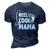 Family Lover Reel Cool Mama Fishing Fisher Fisherman Gift For Women 3D Print Casual Tshirt Navy Blue