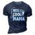 Family Lover Reel Cool Mama Fishing Fisher Fisherman Gift For Womens Gift For Women 3D Print Casual Tshirt Navy Blue
