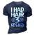 Funny Bald Dad Father Of Three Triplets Husband Fathers Day Gift For Womens Gift For Women 3D Print Casual Tshirt Navy Blue