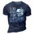 Halloween Women I Like Murder Shows Maybe 3 People 3D Print Casual Tshirt Navy Blue