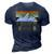 Its Not A Dad Bod Its A Father Figure Mountain On Back 3D Print Casual Tshirt Navy Blue