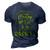 Lets Be Honest I Was Crazy Before Rabbits 3D Print Casual Tshirt Navy Blue