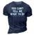 You Cant Tell Me What To Do Daughter Fathers Day Funny Dad Gift For Mens 3D Print Casual Tshirt Navy Blue