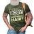 Bald Dad Funny Bald Jokes Gift For Women 3D Print Casual Tshirt Army Green