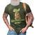 Best Rabbit Mama Ever Retro Winter Rabbit Mum Gift For Women 3D Print Casual Tshirt Army Green