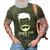 Choir Dad Of A Choir Member Beard Choir Father Gift For Mens 3D Print Casual Tshirt Army Green