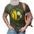 Dad Of Ballers Father Son Softball Soccer Player Coach Gift 3D Print Casual Tshirt Army Green
