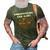 Embarrassing Dad Alert Parents Family Mom Dad Relatives Gift For Women 3D Print Casual Tshirt Army Green