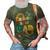 Groovy Step Dad Stepdaddy Step Father Fathers Day Retro Gift For Mens 3D Print Casual Tshirt Army Green