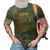 Husband Dad Warrant Officer Legend Vintage 3D Print Casual Tshirt Army Green