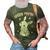 Rabbit Mum With Rabbit Easter Bunny Gift For Women 3D Print Casual Tshirt Army Green