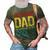 Roller Derby Dad Like A Regular Dad But Cooler Gift For Mens Gift For Women 3D Print Casual Tshirt Army Green