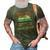 With A Body Like This Who Needs Hair Retro Bald Dad Gift For Women 3D Print Casual Tshirt Army Green