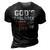 Gods Children Are Not For Sale Retro 3D Print Casual Tshirt Vintage Black