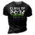 Soccer Class Of 2034 2 To 4Yr Old - Best In The Field Soccer Funny Gifts 3D Print Casual Tshirt Vintage Black
