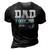 Soon To Be Dad Est 2024 Fathers Day New Dad Vintage Mens 3D Print Casual Tshirt Vintage Black