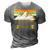 Its Not A Dad Bod Its A Father Figure Mountain On Back 3D Print Casual Tshirt Grey