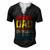 Father’S Day Anime Dad Daddy Father Papa Graphic From Son For Women Men's Henley T-Shirt Black