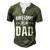 Awesome Like My Dad Sayings Ideas For Fathers Day For Women Men's Henley T-Shirt Green
