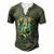 Ofishally The Best Mama Fishing Mommy For Women Men's Henley T-Shirt Green