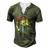 Retro Reel Cool Mama Fishing Lover For Women Men's Henley T-Shirt Green