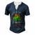Fathers Day 420 Weed Dad Vintage Worlds Dopest Dad For Women Men's Henley T-Shirt Navy Blue