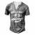 With A Body Like This Who Needs Hair Bald Dad Bod For Women Men's Henley T-Shirt Grey