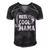 Family Lover Reel Cool Mama Fishing Fisher Fisherman Gift For Women Men's Short Sleeve V-neck 3D Print Retro Tshirt Black