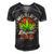 Funny Fathers Day 420 Weed Dad Vintage Worlds Dopest Dad Gift For Women Men's Short Sleeve V-neck 3D Print Retro Tshirt Black