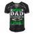 Weed Dad Marijuana Funny 420 Cannabis Thc Pumpkin Themed Gift For Women Men's Short Sleeve V-neck 3D Print Retro Tshirt Black