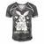 Rabbit Mum Design Cute Bunny Outfit For Girls Gift For Women Men's Short Sleeve V-neck 3D Print Retro Tshirt Grey
