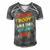 With A Body Like This Who Needs Hair Sexy Bald Dad Gift For Mens Gift For Women Men's Short Sleeve V-neck 3D Print Retro Tshirt Grey