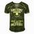 Bald Dad With Tattoos Best Papa Gift For Women Men's Short Sleeve V-neck 3D Print Retro Tshirt Green